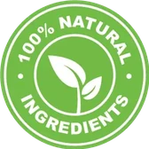 100% natural ingredients